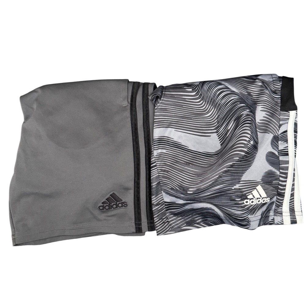 Adidas Athletic Shorts Bundle 2pk Size Medium 10/12 Boys Sportswear